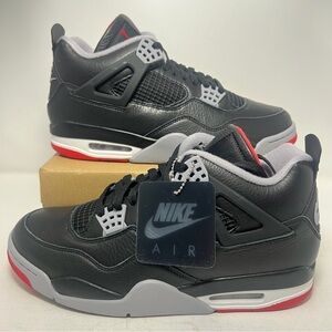 Air Jordan 4 Bred Reimagined AUTHENTIC B GRADE Size 10.5
